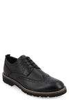 Vance Co. Campbell Wingtip Derby In Black