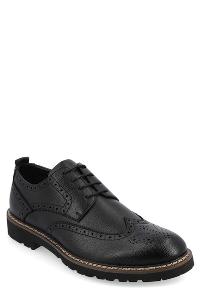 Vance Co. Campbell Wingtip Derby In Black