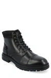 Vance Co. Fegan Cap Toe Boot In Black