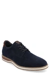 Vance Co. Rutger Plain Toe Derby In Blue