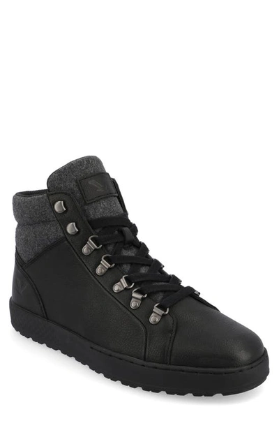 Territory Boots Ruckus Water Resistant High Top Sneaker In Black