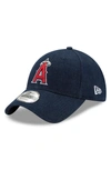 New Era X Levi's Dark Wash Baseball Cap - Black In Anaheim Angels