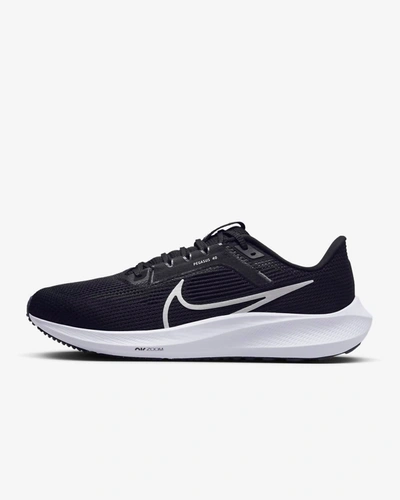 Nike Men's Pegasus 40 Road Running Shoes In Black/iron Grey/white In Multi