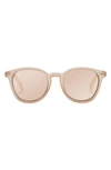 Le Specs Bandwagon 51mm Sunglasses In Matte Sand