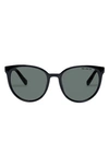 Le Specs Armada 54mm Cat Eye Sunglasses In Black