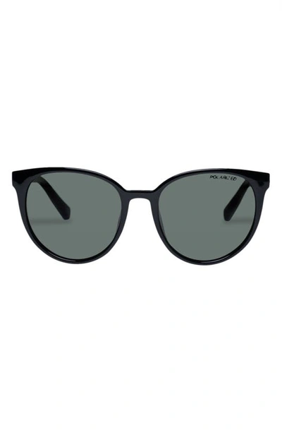 Le Specs Armada 54mm Cat Eye Sunglasses In Black