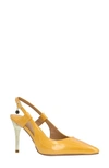 J. Reneé Sirmati Slingback Pointed Toe Pump In Marigold