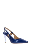 J. Reneé Sirmati Slingback Pointed Toe Pump In Cobalt