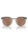 Oakley Hstn 52mm Irregular Sunglasses In Carbon