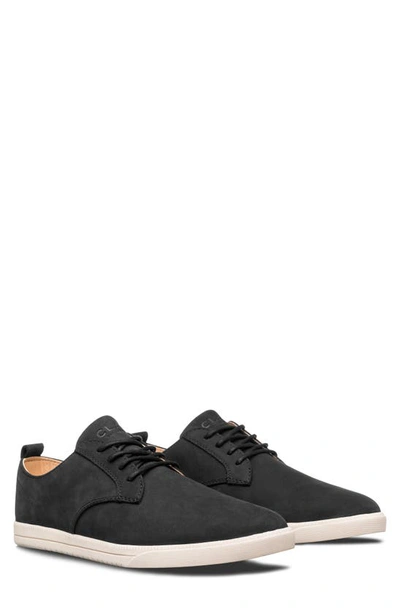 Clae Ellington Sneaker In Black Nubuck