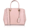 Michael Michael Kors Soft Polished Leather Benning Large Satchel Bag In Soft Pink/gold