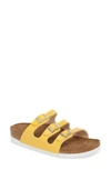 Birkenstock 'florida' Soft Footbed Sandal In Graceful Amber Yellow Leather
