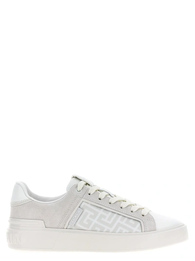 Balmain B-court Sneakers In White
