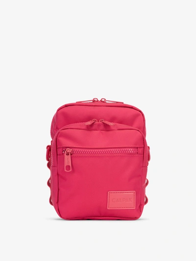 Calpak Stevyn Mini Crossbody Bag In Dragonfruit In Red