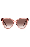 Missoni 54mm Gradient Cat Eye Sunglasses In Pink Horn/ Brown Gradient