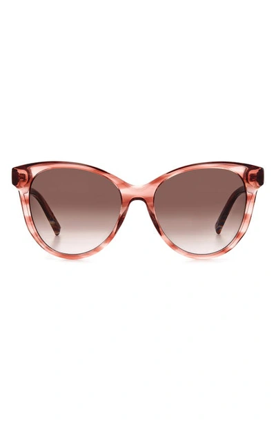Missoni 54mm Gradient Cat Eye Sunglasses In Pink Horn/ Brown Gradient