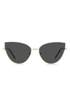 Missoni 60mm Cat Eye Sunglasses In Gold/ Grey