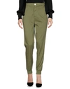 Aglini Casual Pants In Military Green