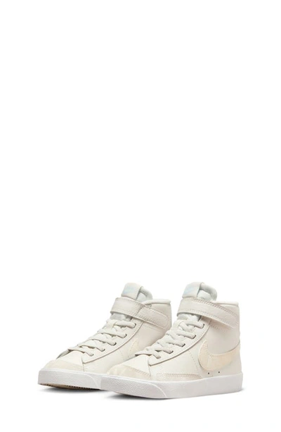 Nike Kids' Blazer Mid '77 High Top Sneaker In Phantom/football Grey/white/pale Ivory