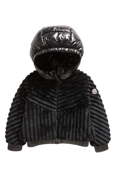 Moncler Boys' Pedrix Hooded Down Jacket - Big Kid In Black