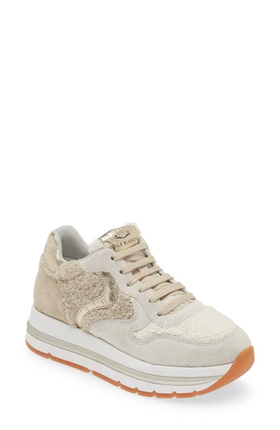 Voile Blanche Maran Mixed Media Trainer In White