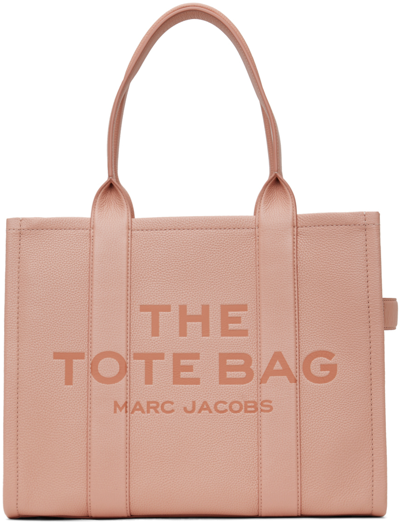 Marc Jacobs Large The Leather Tote Bag In Neutrals