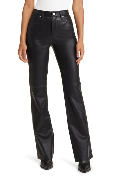 Blanknyc Hoyt Faux Leather Mini Bootcut Pants In Trade Mark