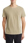 Buck Mason Cotton Slub T-shirt In Pine Moss Venice Wash