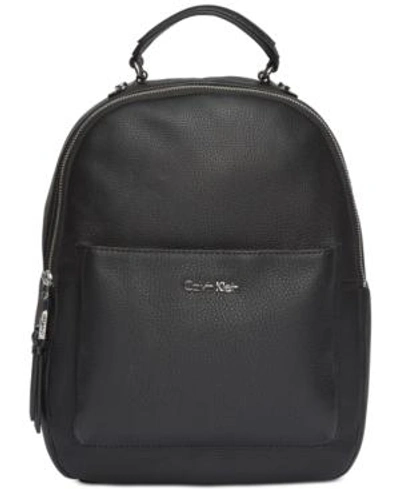 Calvin Klein Sage Backpack In Black/silver