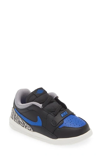 Nike Kids' Jordan Legacy 312 Low Sneaker In Black/ Royal/ White/ Grey