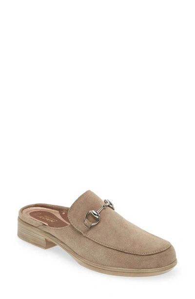 Naot Halny Mule In Almond Suede