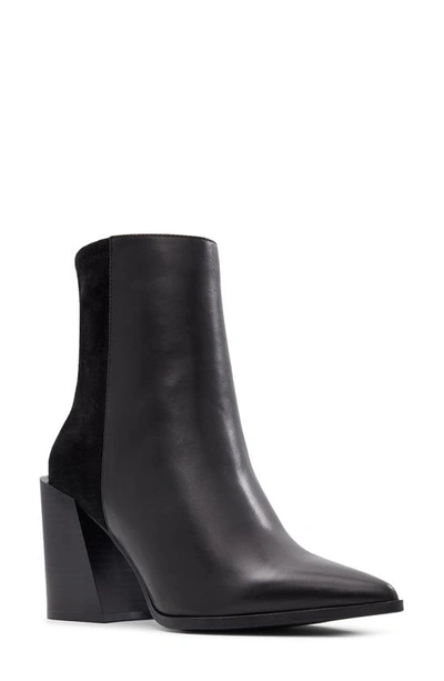 Aldo Coanad Pointed Toe Bootie In Black