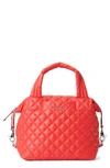 Mz Wallace Small Sutton Deluxe Tote In Cherry