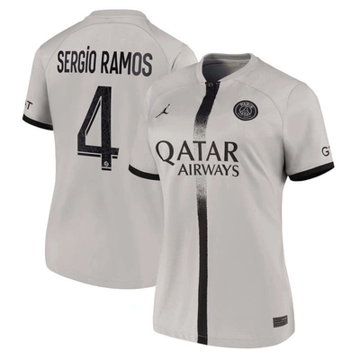 Nike Sergio Ramos Black Paris Saint-germain 2022/23 Away Breathe Stadium Replica Player Jersey