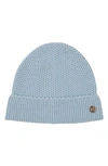 Bruno Magli Honeycomb Knit Cashmere Beanie In Blue