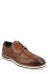 Vance Co. Ozzy Wingtip Hybrid Derby In Cognac