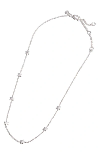 Madewell Star Station Necklace In Metallic