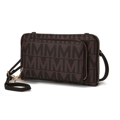 Mkf Collection By Mia K Dilma Wallet-cell Phone Crossbody Handbag In Gold
