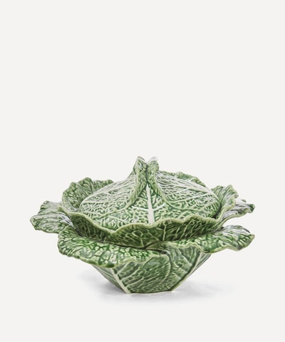Bordallo Pinheiro Large Cabbage Bowl In Green