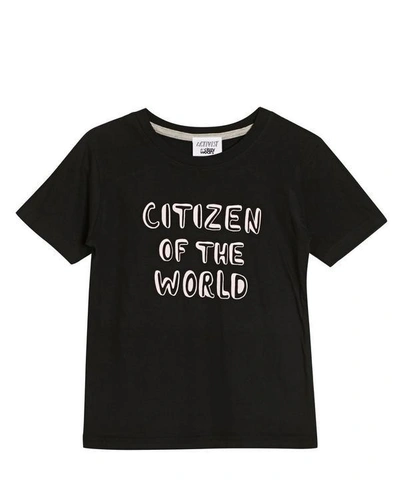 'activist' By Cissy Wears Citizen Of The World T-shirt 2-8 Years In Black