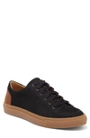 Warfield & Grand Campus Leather Sneaker In Black