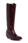 Chloé Nellie Tall Western Boot In Bourbon Brown