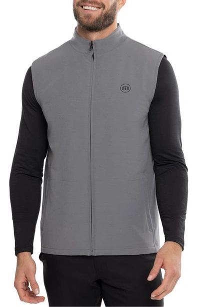 Travismathew Heater Stretch Vest In Quiet Shade