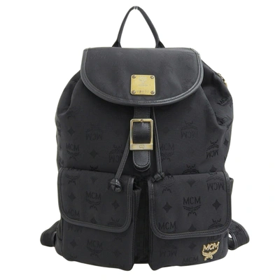 Mcm Synthetic Backpack Bag () In Black