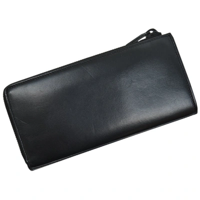 Saint Laurent Black Leather Wallet  ()