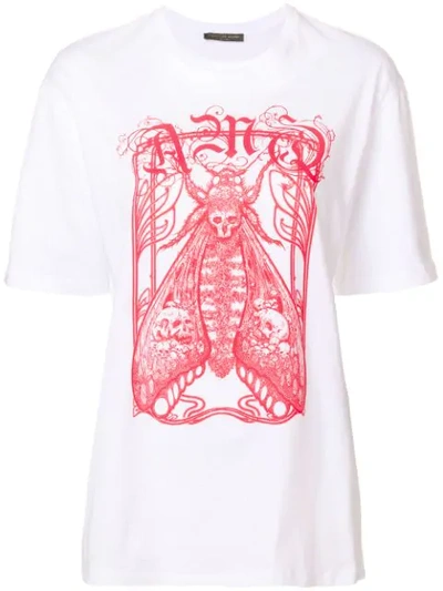 Alexander Mcqueen White Oversized T-shirt