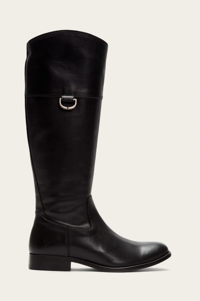 The Frye Company Frye Melissa D Ring Tall Wide Calf Boots In Black