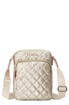 Mz Wallace Metro Crossbody Bag In Quartz Pearl