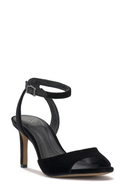 Vince Camuto Arilene Ankle Strap Sandal In Black