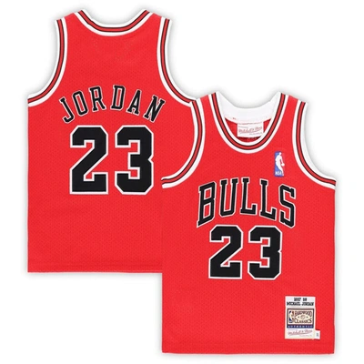 Mitchell & Ness Kids' Toddler  Michael Jordan Red Chicago Bulls 1997/98 Hardwood Classics Authentic Jersey